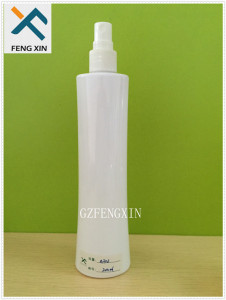 White Empty Cylinder Pet Plastic Perfume Bottle with Pump Sprayer